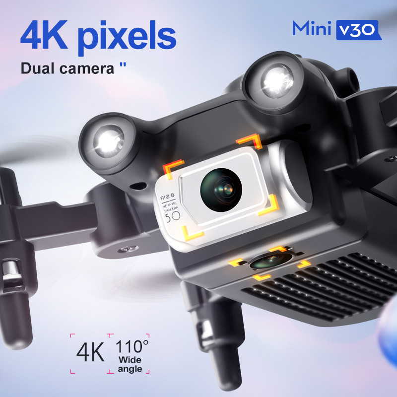 Mini V30 WiFi FPV Drone With 4 - đánh giá và giá Drone Camera Mount