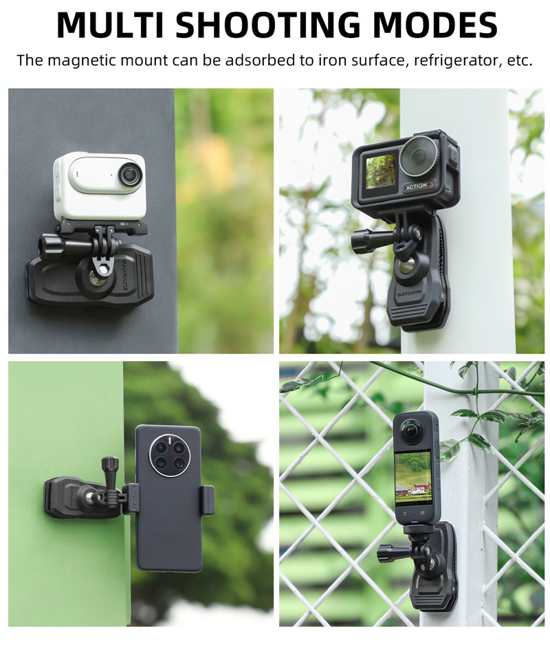 Magnetic Action Camera 360 Deg - đánh giá và giá Drone Camera Action