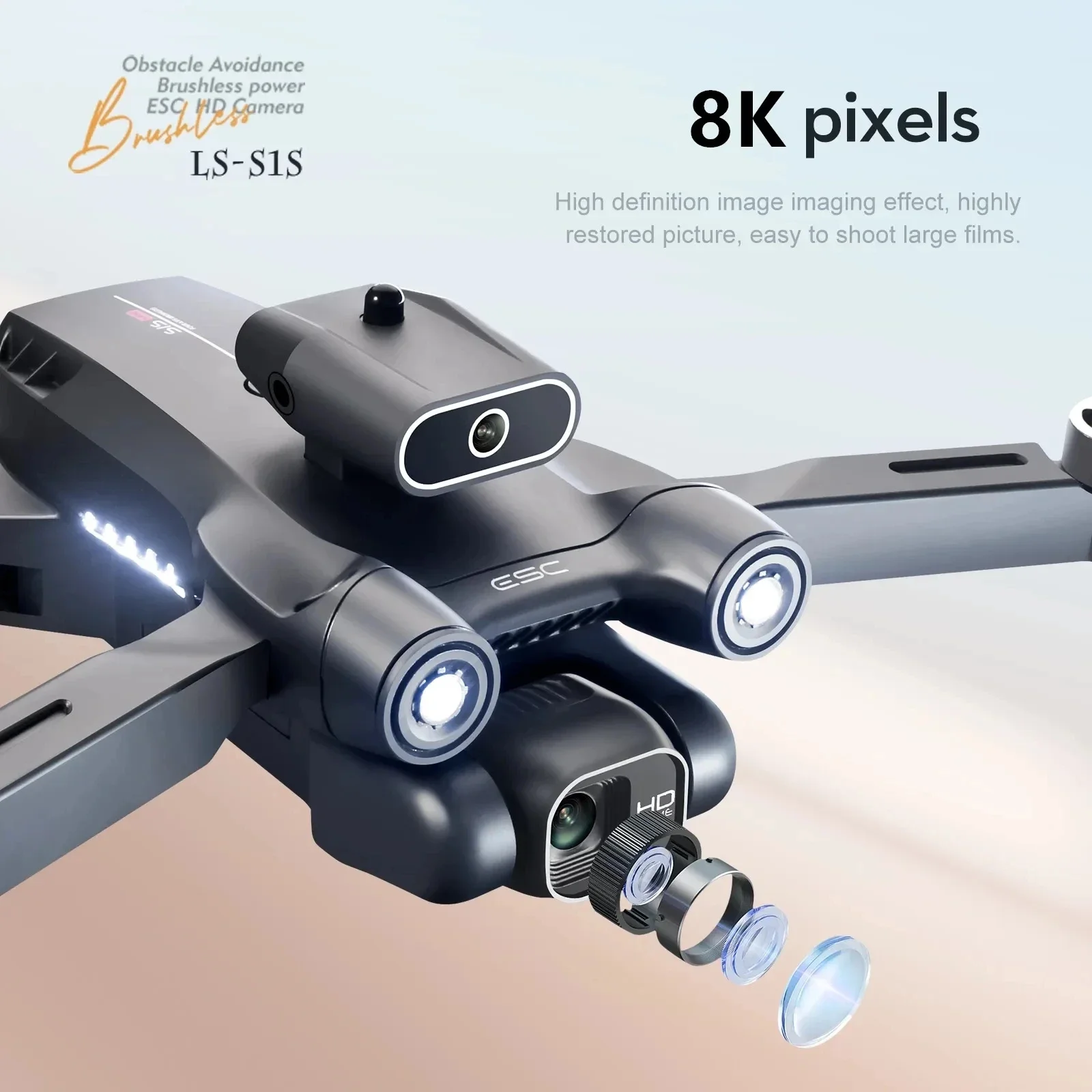 New S1S 5G GPS Drone Camera 8K - đánh giá và giá Drone Camera Mount