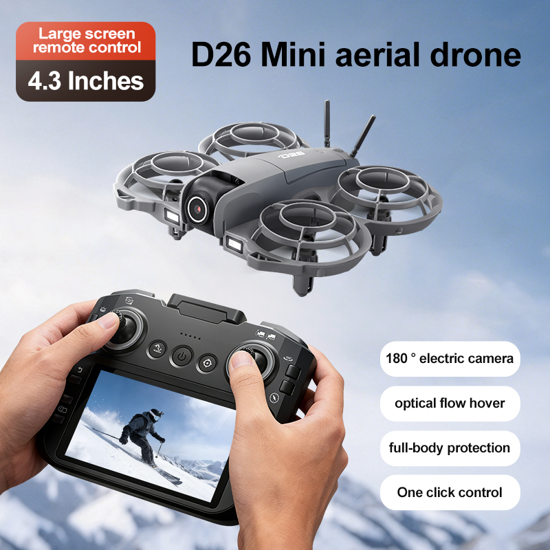 D26 Drone 4K Aerial HD 180° Ca - đánh giá và giá Drone Camera Lens