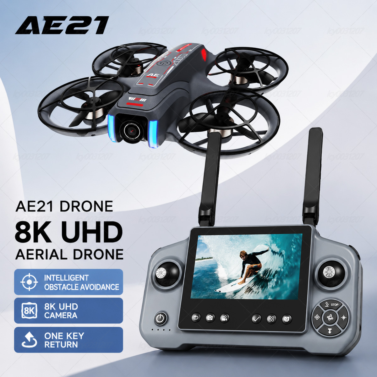 New AE21 Mini 8K FPV Drone Big - đánh giá và giá Drone Camera Night Vision