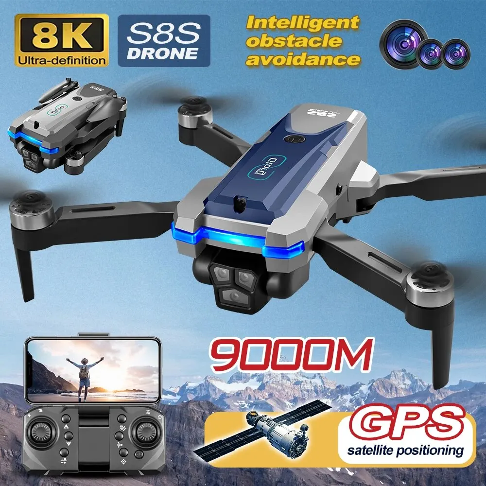 S8S GPS Drone 5G Wifi 8K HD Du - đánh giá và giá Drone Camera Mount